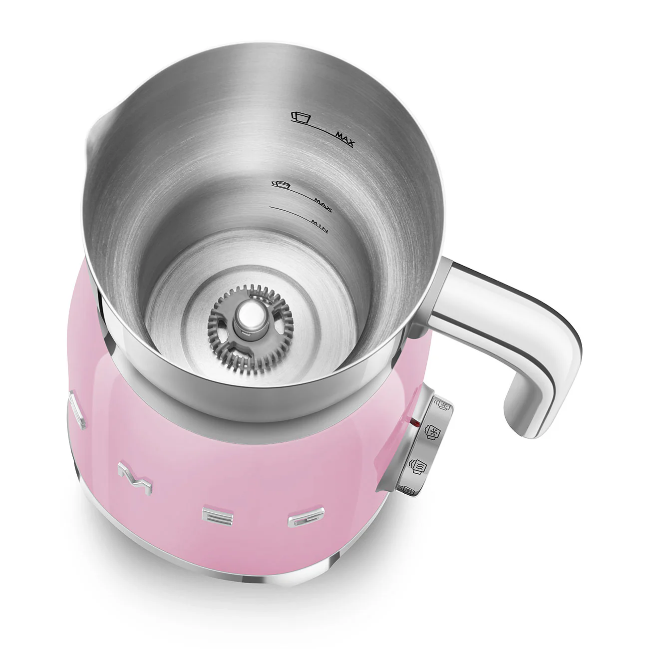 50's Style Milk Frother - Pastel Pink (MFF11PKAU) - Image 5