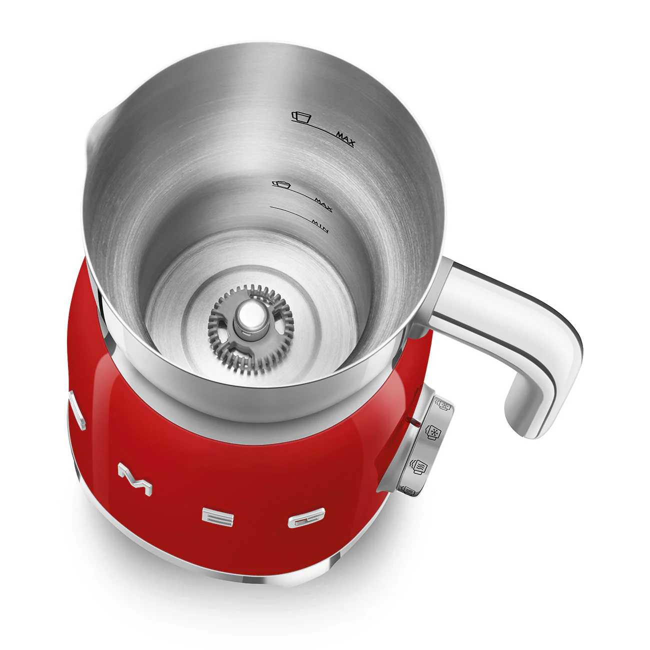 50's Style Milk Frother - Red (MFF11RDAU) - Image 5