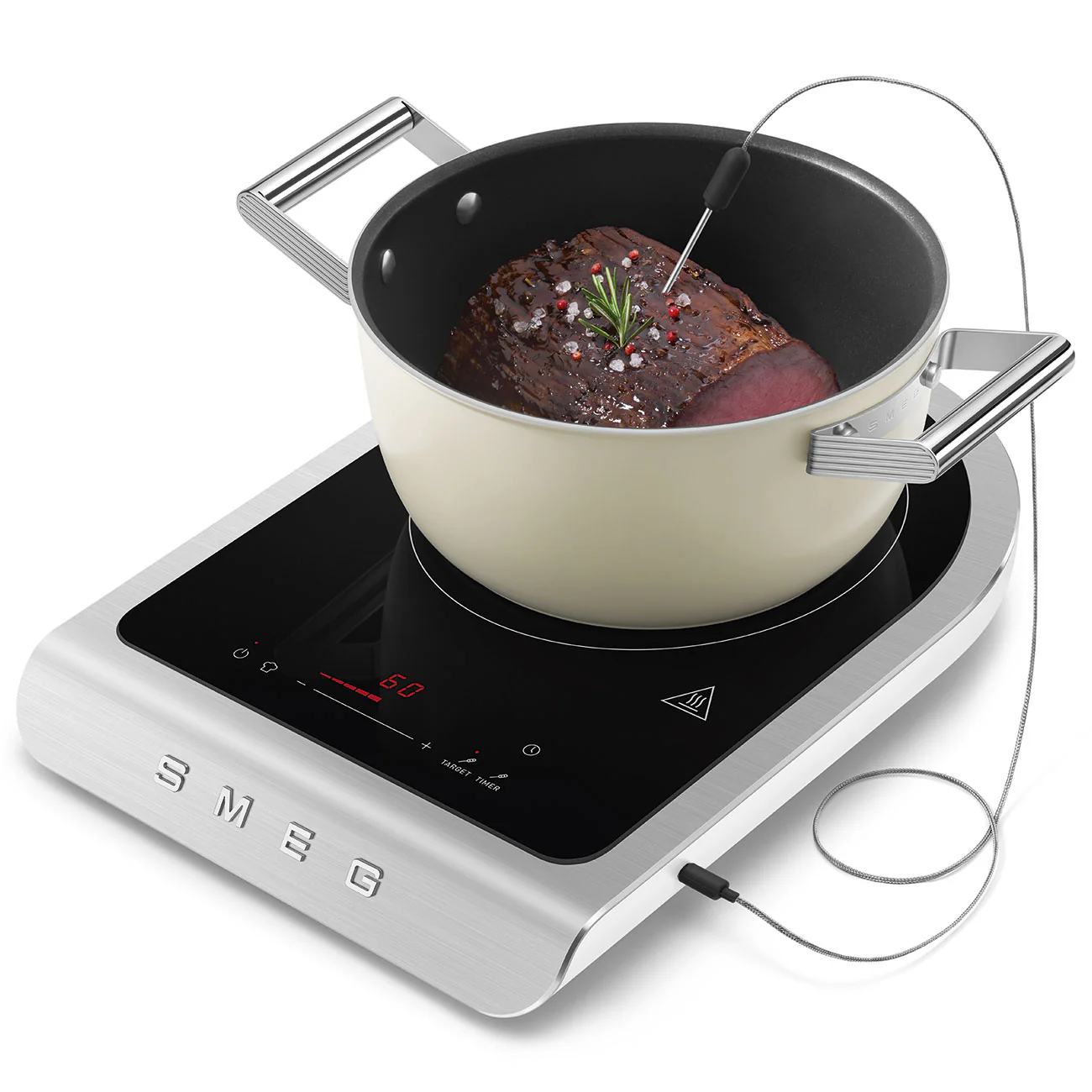 Collezione Portable Induction Cooktop - Matte White (PIC01WHMAU) - Image 8