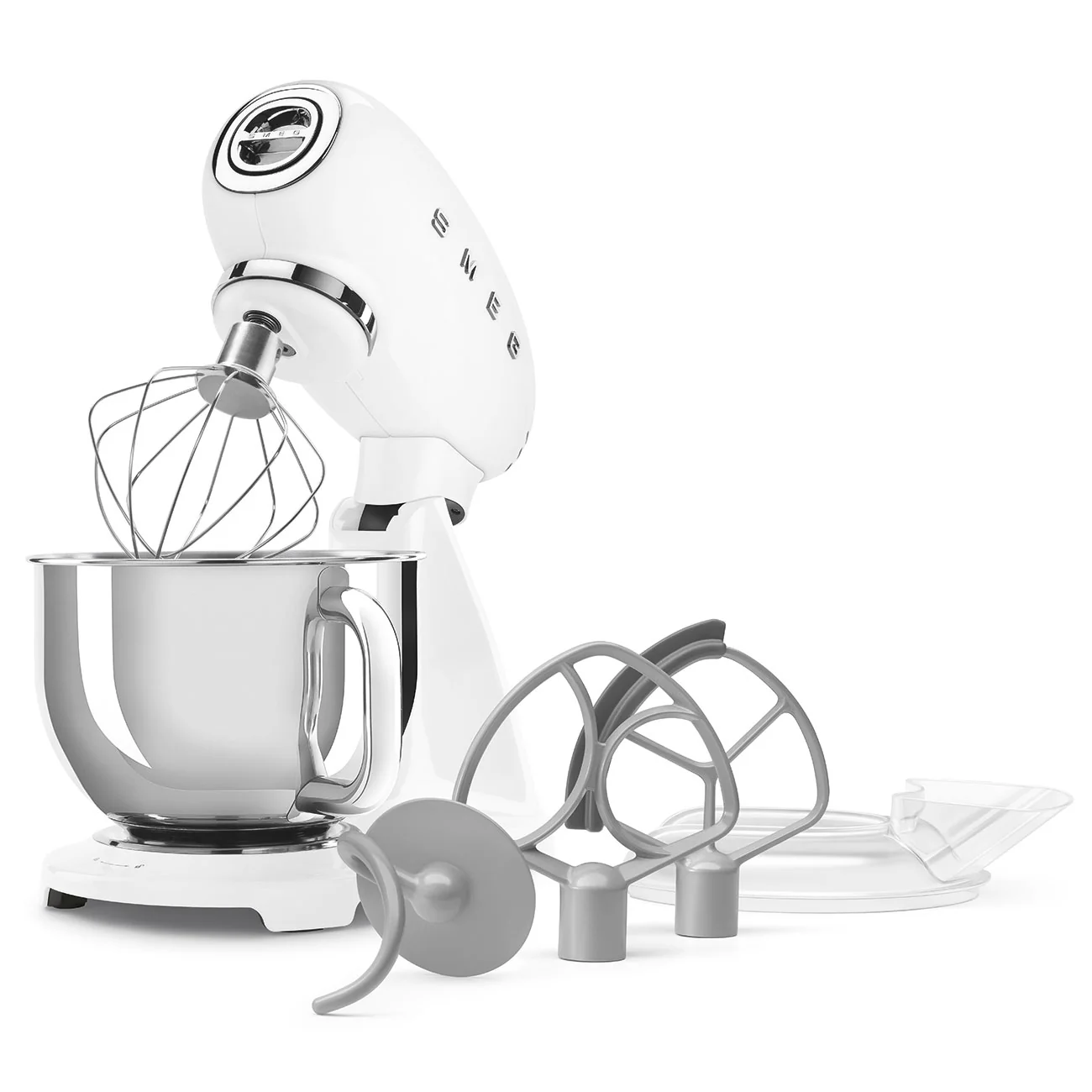 50's Style Stand Mixer - White (SMF05WHAU) - Image 4