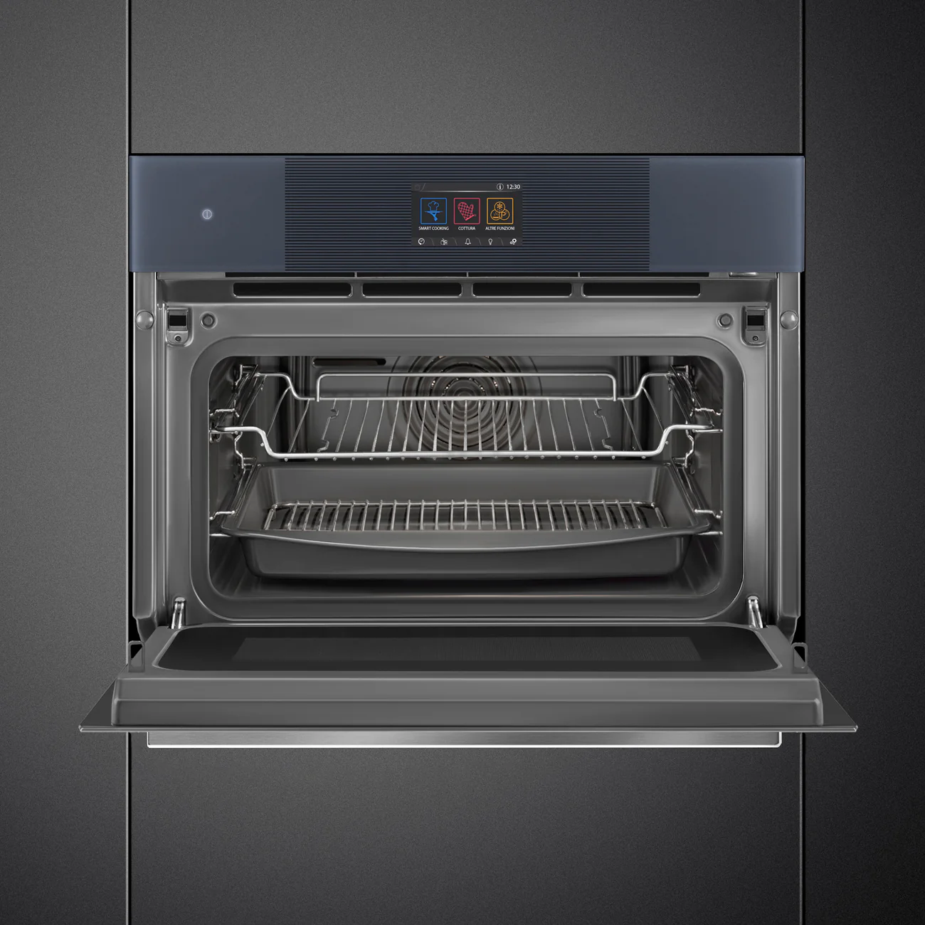 45cm Compact Linea Omnichef Oven - Neptune Grey (SO4104APG) - Image 10