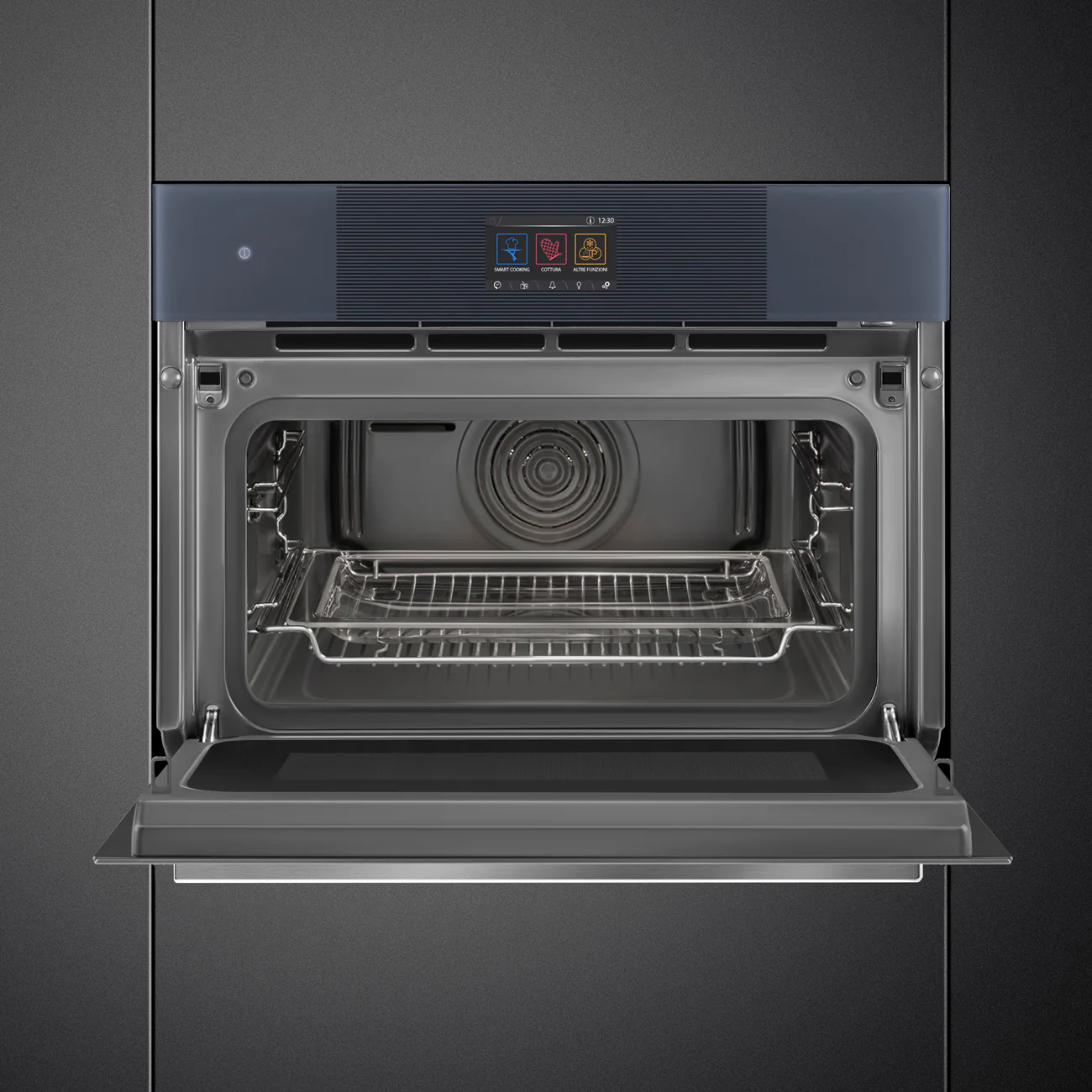 45cm Compact Linea Omnichef Oven - Neptune Grey (SO4104APG) - Image 11
