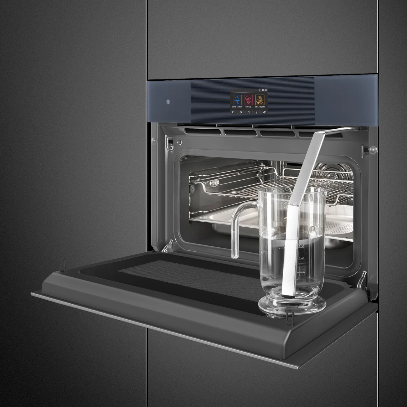 45cm Compact Linea Omnichef Oven - Neptune Grey (SO4104APG) - Image 3