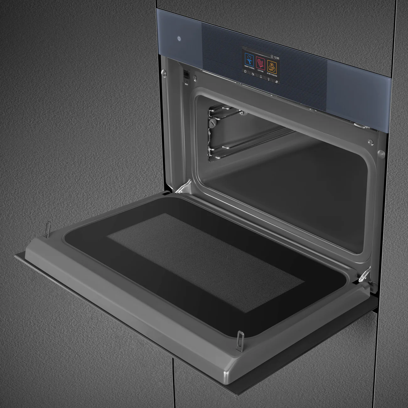 45cm Compact Linea Omnichef Oven - Neptune Grey (SO4104APG) - Image 6