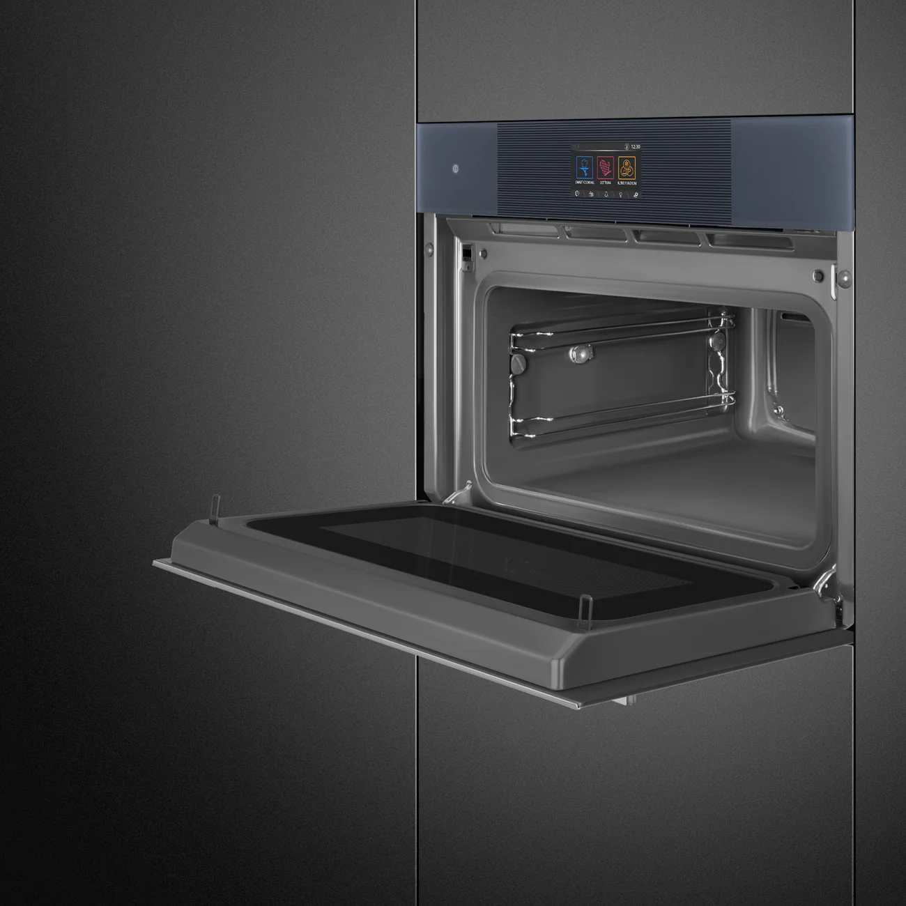 45cm Compact Linea Omnichef Oven - Neptune Grey (SO4104APG) - Image 9