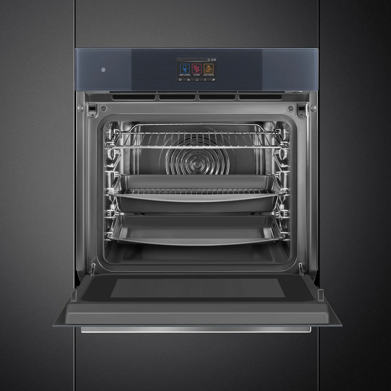 60cm Linea Omnichef Oven - Neptune Grey (SO6104APG) - Image 11