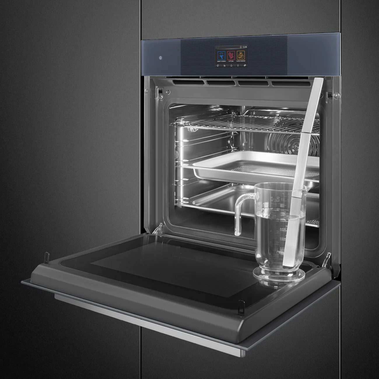 60cm Linea Omnichef Oven - Neptune Grey (SO6104APG) - Image 3