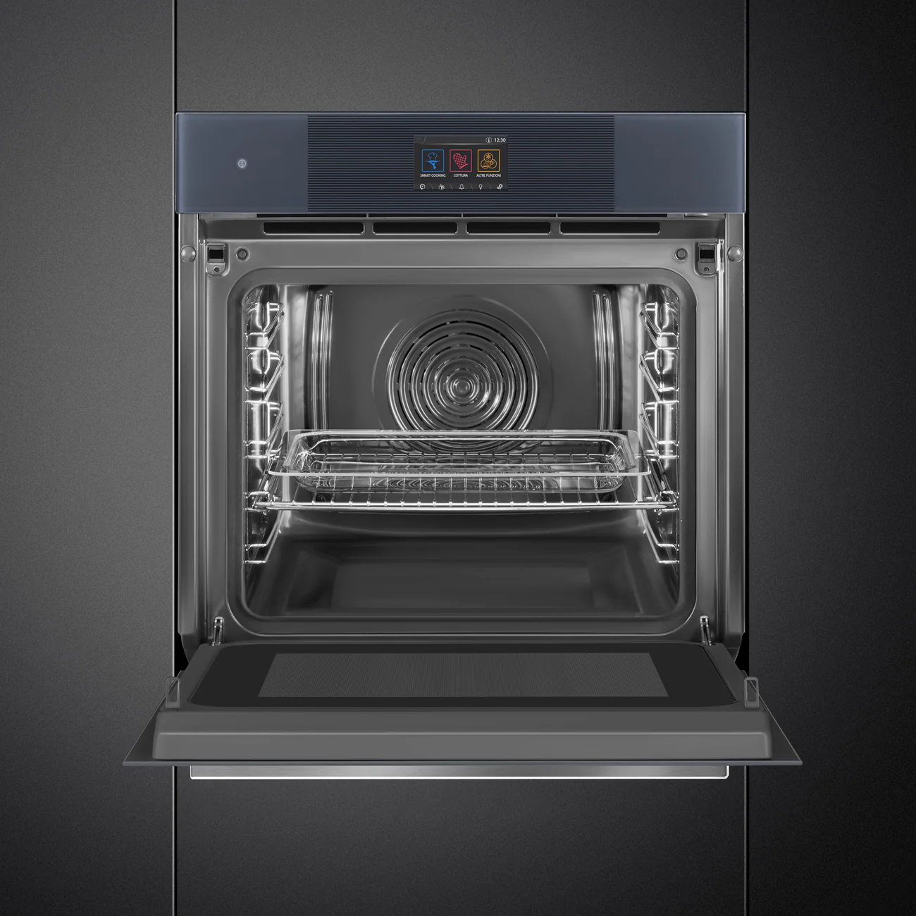 60cm Linea Omnichef Oven - Neptune Grey (SO6104APG) - Image 6