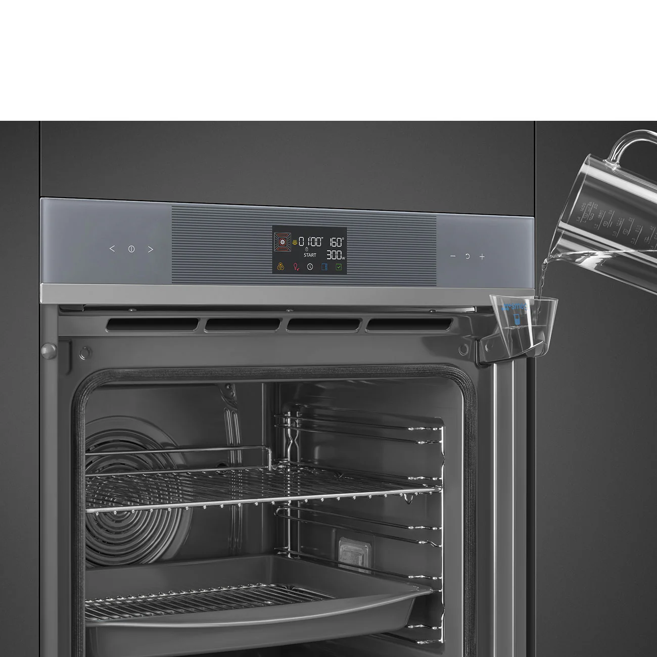 60cm Linea Pyro Steam Oven - Silver (SOPA6102S2PS) - Image 10