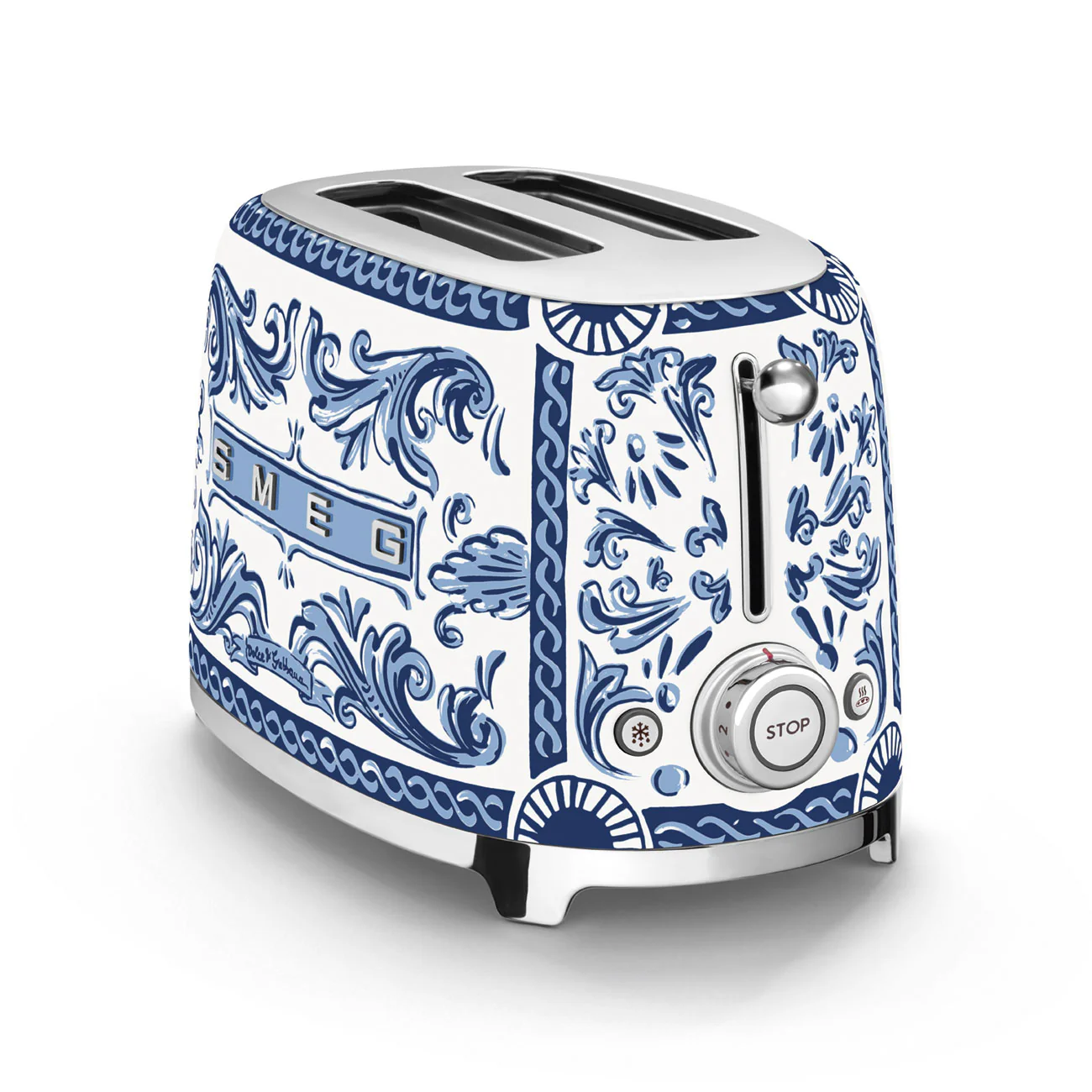 50's Style Dolce & Gabbana 2 Slice Toaster - Blu Mediterraneo (TSF01DGBAU) - Image 3