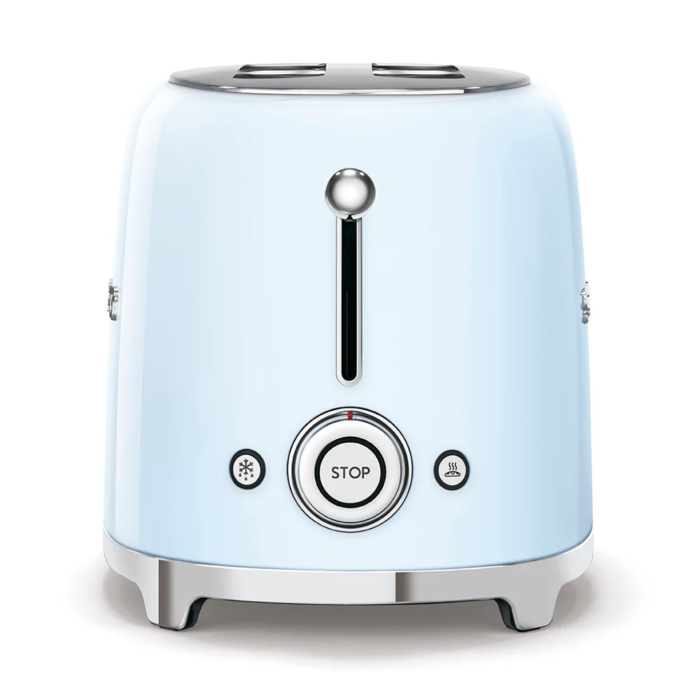 50's Style 2 Slice Toaster - Pastel Blue (TSF01PBAU) - Image 3