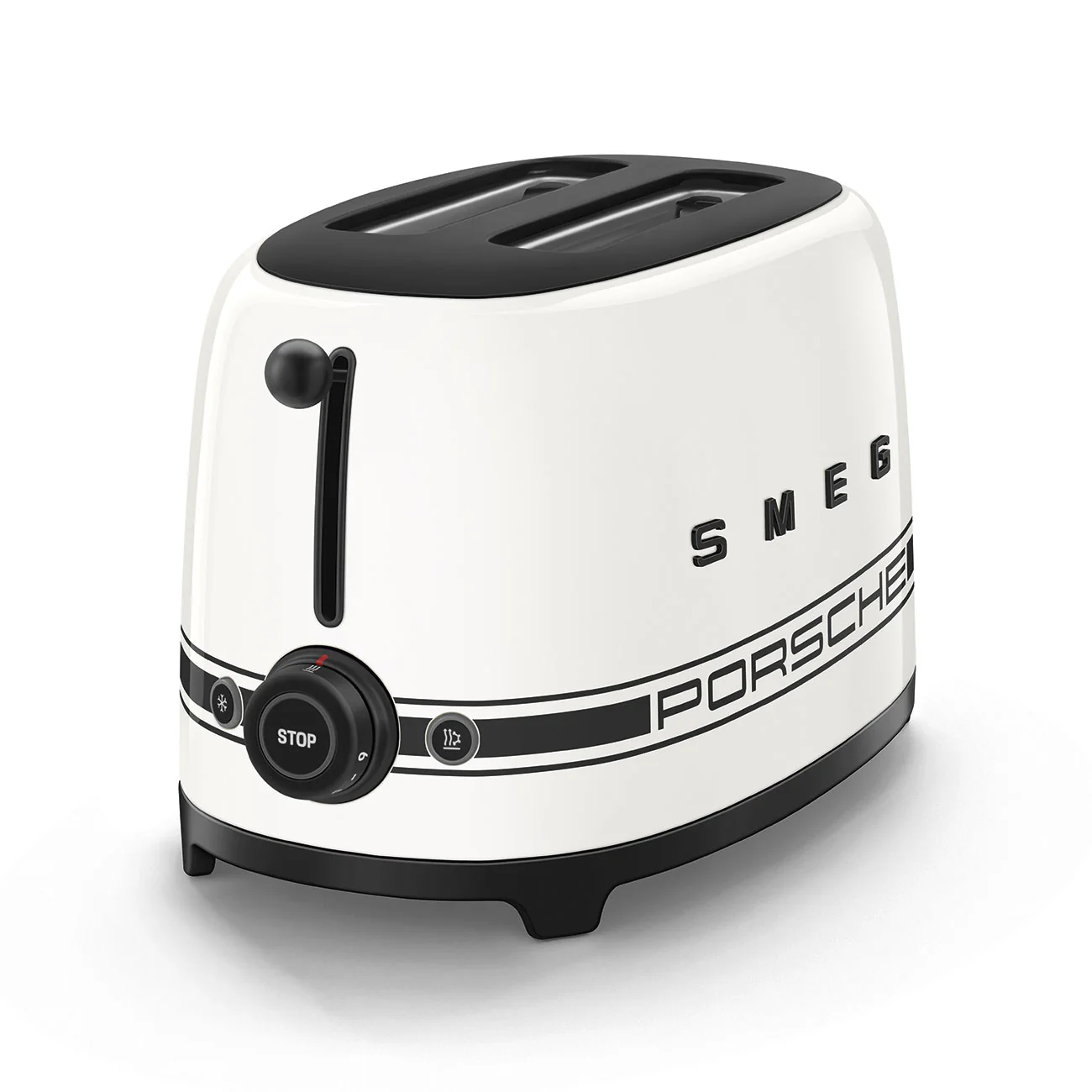 Porsche x SMEG 2 Slice Toaster - Carrara White (TSF01PCWAU) - Image 2