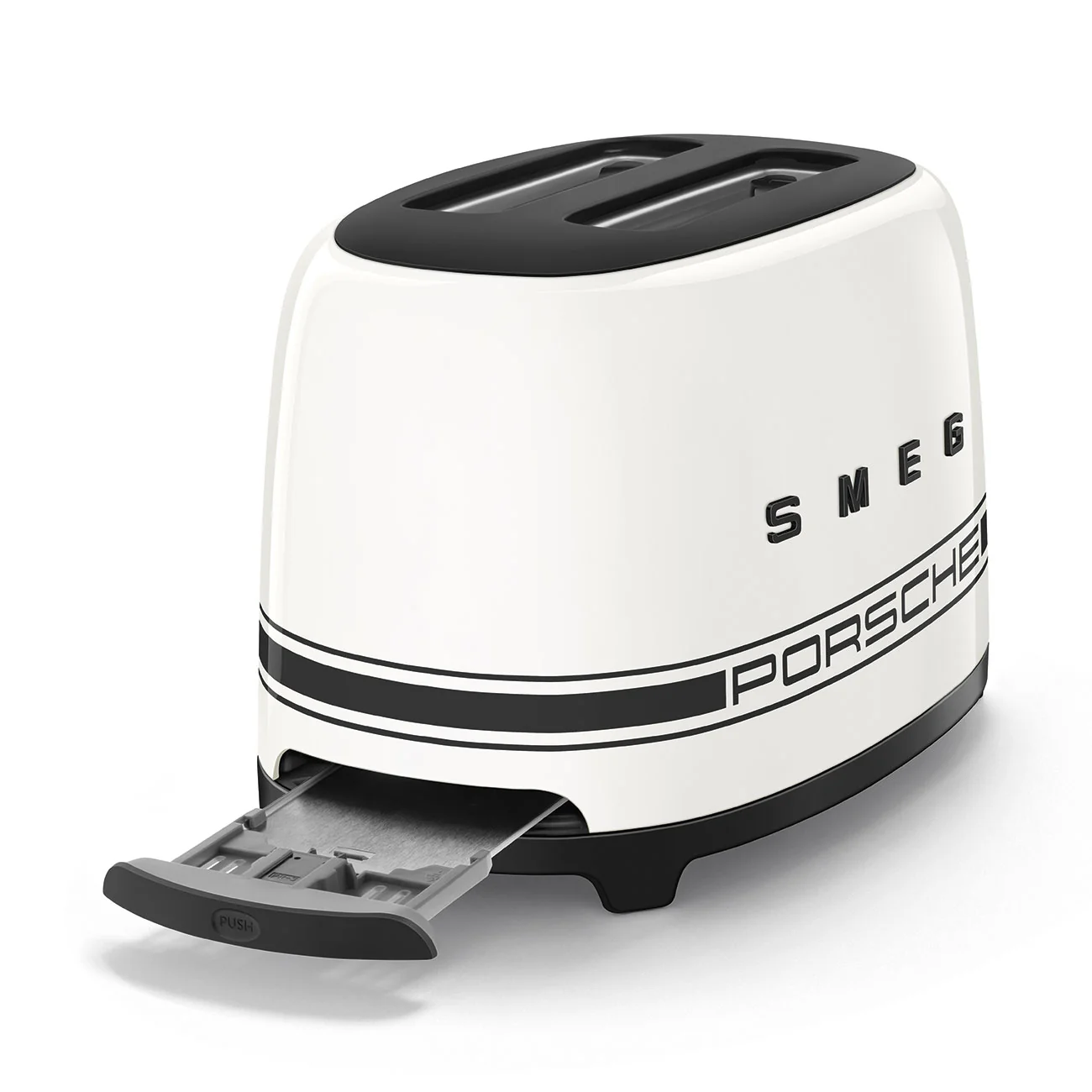 Porsche x SMEG 2 Slice Toaster - Carrara White (TSF01PCWAU) - Image 6