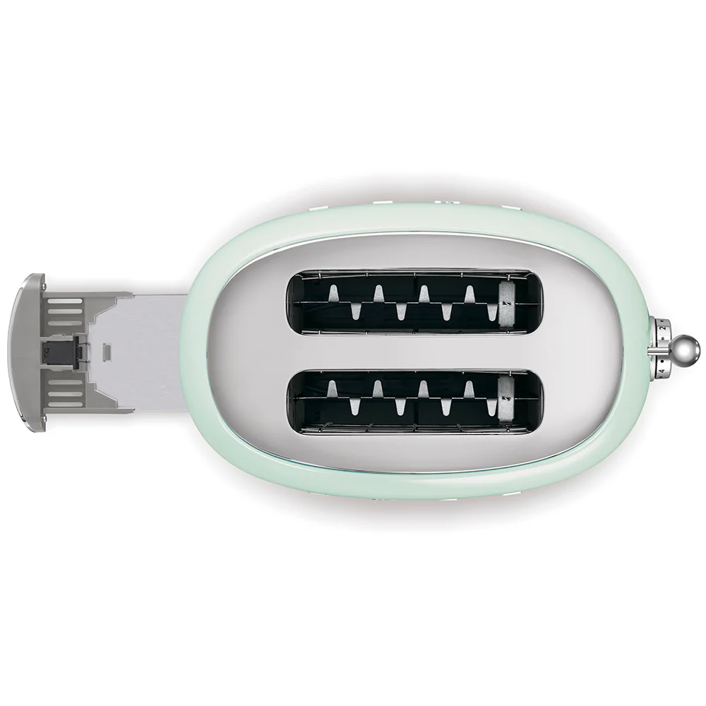 50's Style 2 Slice Toaster - Pastel Green (TSF01PGAU) - Image 6