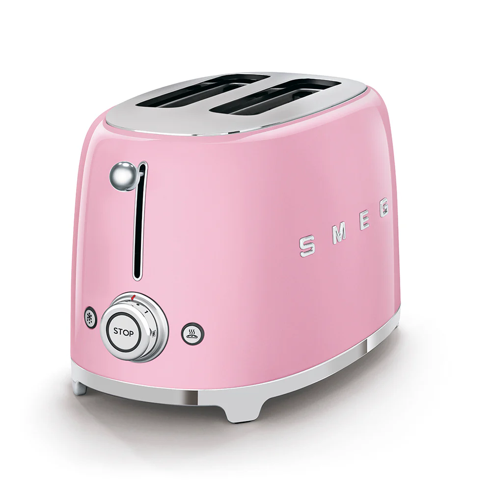 50's Style 2 Slice Toaster - Pink (TSF01PKAU) - Image 3