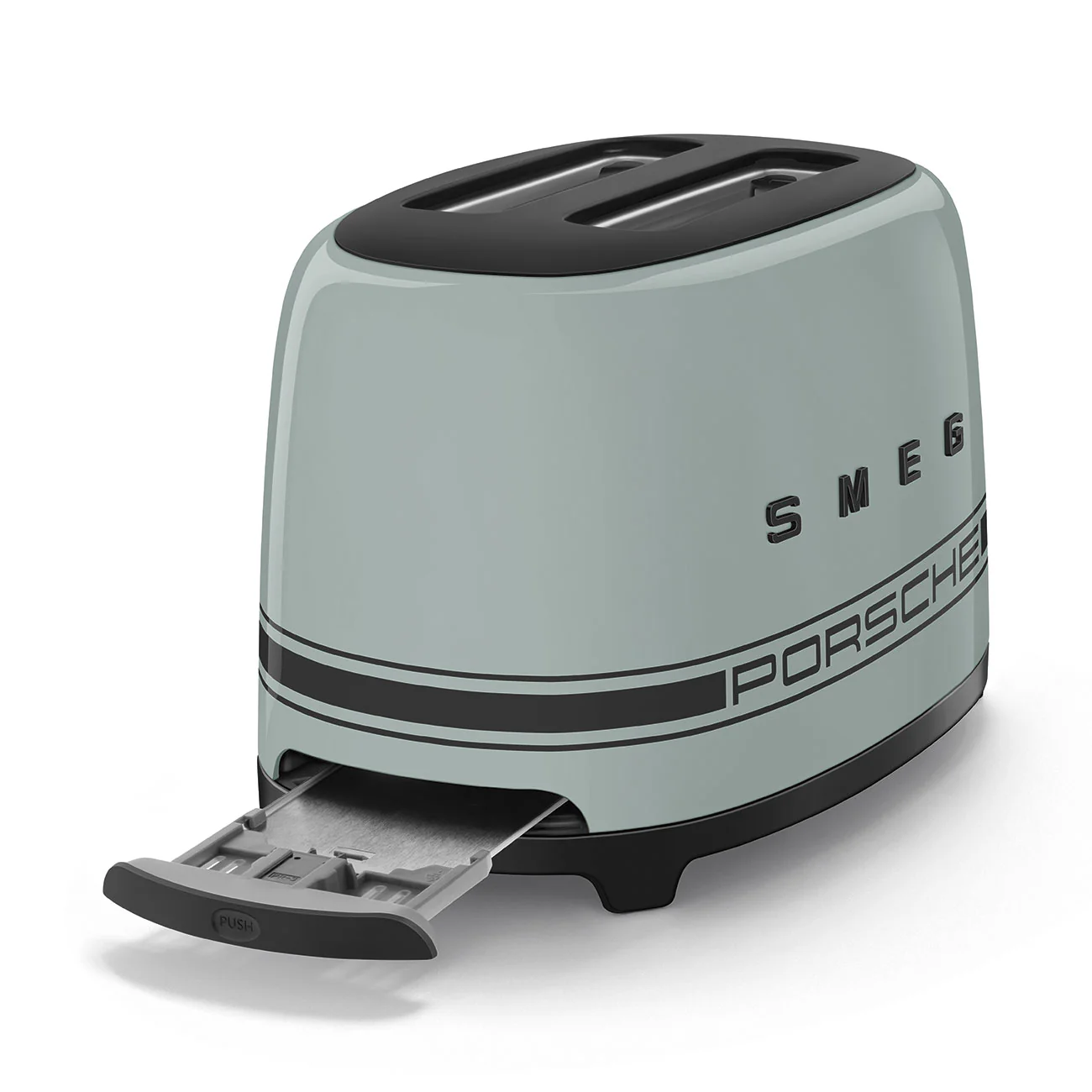 Porsche x SMEG 2 Slice Toaster - Shade Green (TSF01PSGAU) - Image 6
