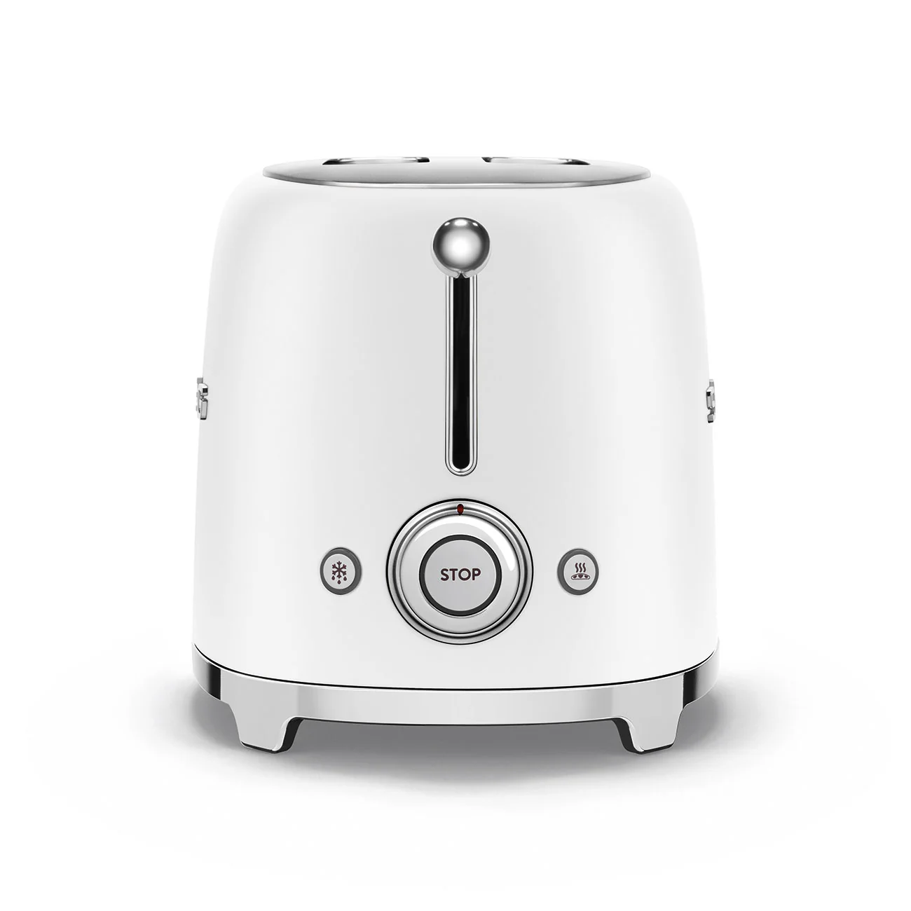 50's Style 2 Slice Toaster - Matte White (TSF01WHMAU) - Image 4