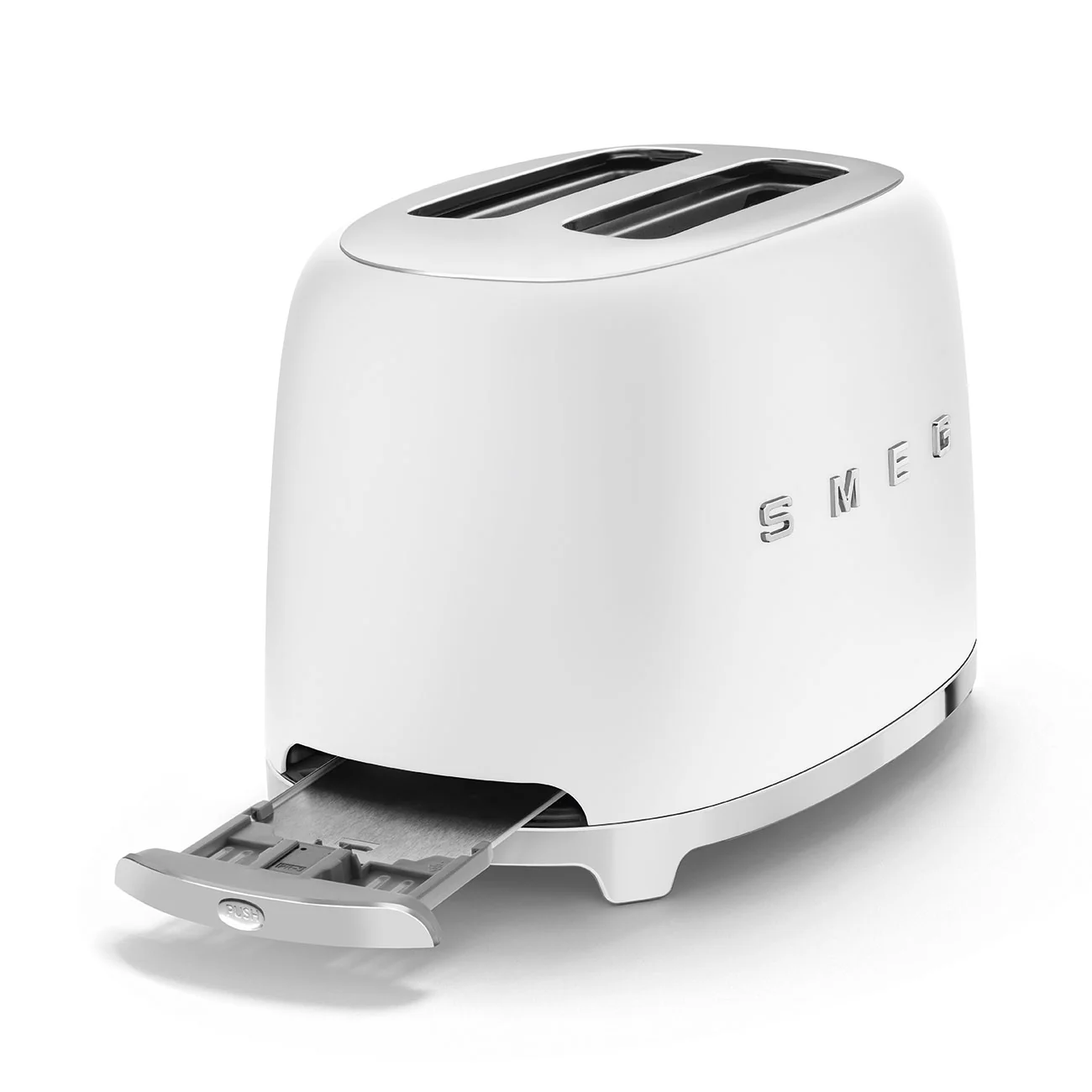 50's Style 2 Slice Toaster - Matte White (TSF01WHMAU) - Image 5