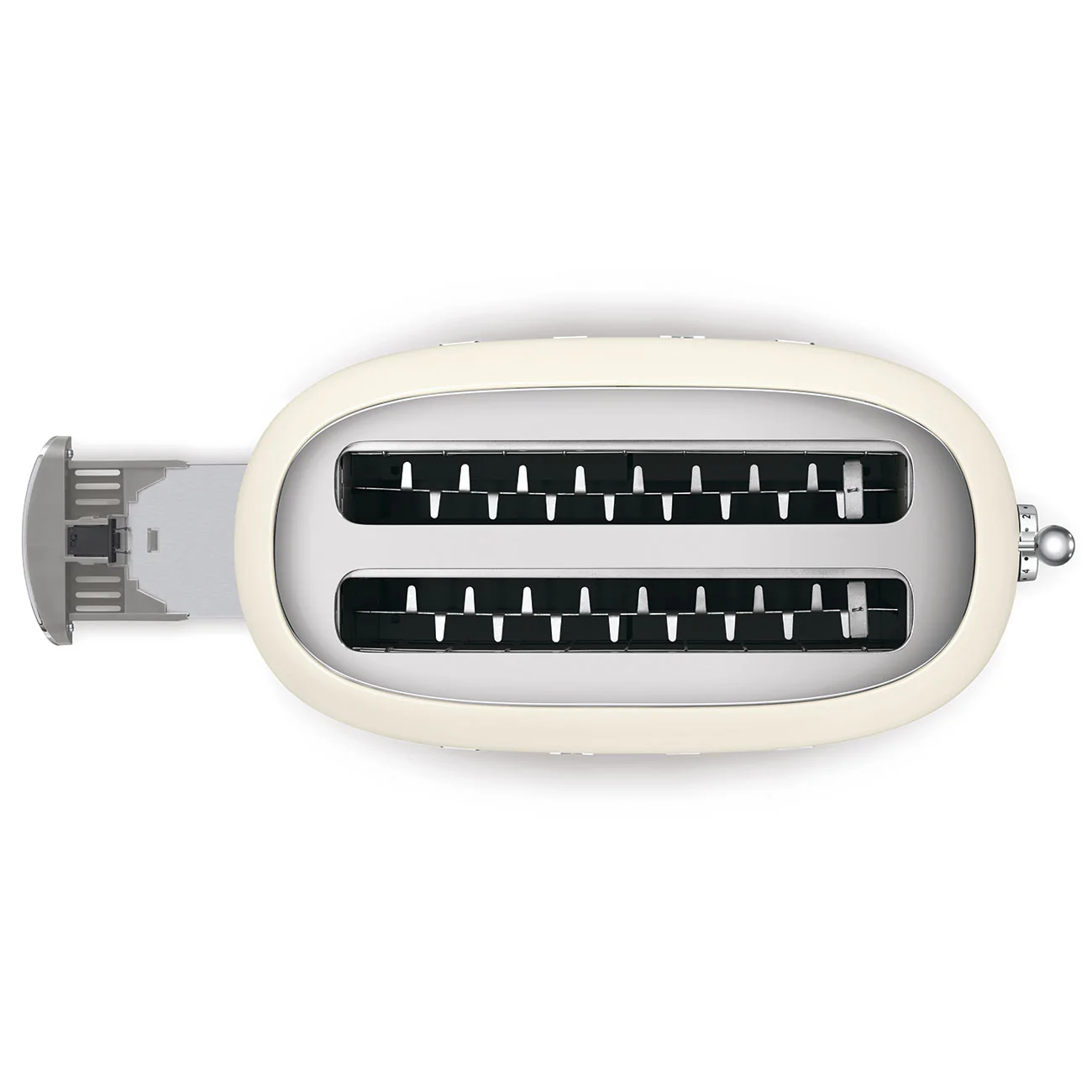 50's Style Long 4 Slot Toaster - Cream (TSF02CRAU) - Image 4