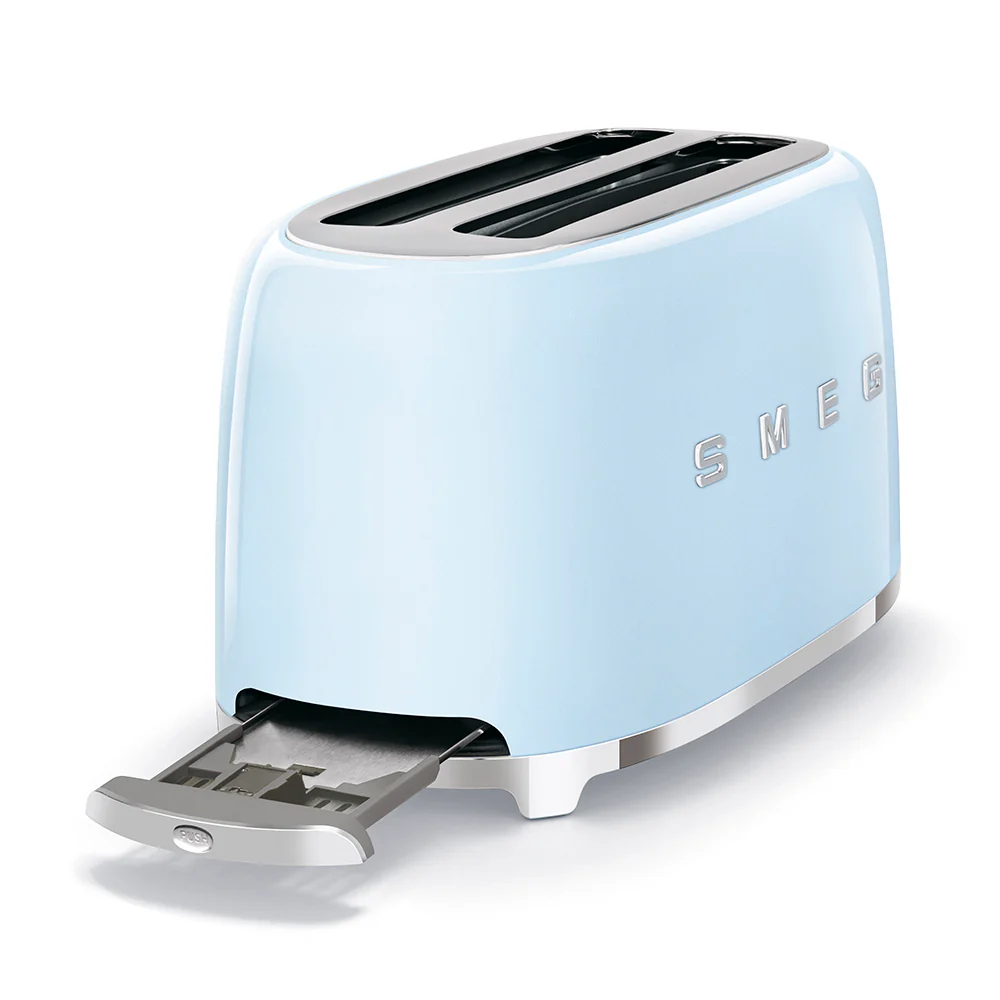 50's Style Long 4 Slot Toaster - Pastel Blue (TSF02PBAU) - Image 4