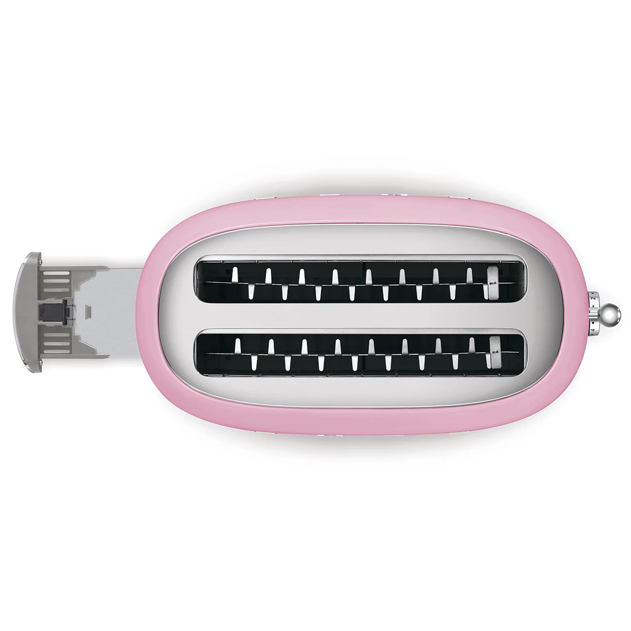 50's Style Long 4 Slot Toaster - Pink (TSF02PKAU) - Image 3