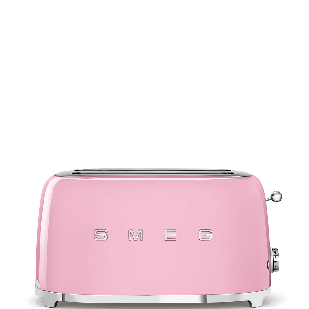 50's Style Long 4 Slot Toaster - Pink (TSF02PKAU) - Image 5