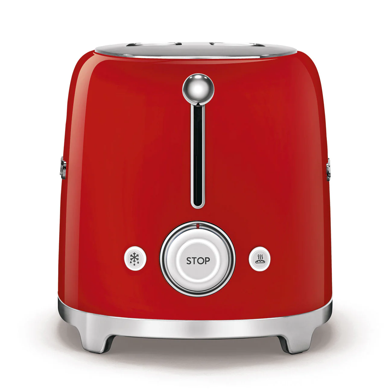 50's Style Long 4 Slot Toaster - Red (TSF02RDAU) - Image 3