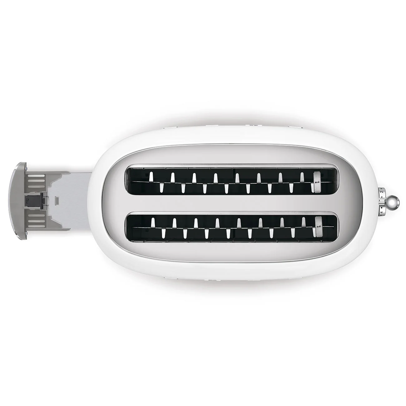 50's Style Long 4 Slot Toaster - White (TSF02WHAU) - Image 4