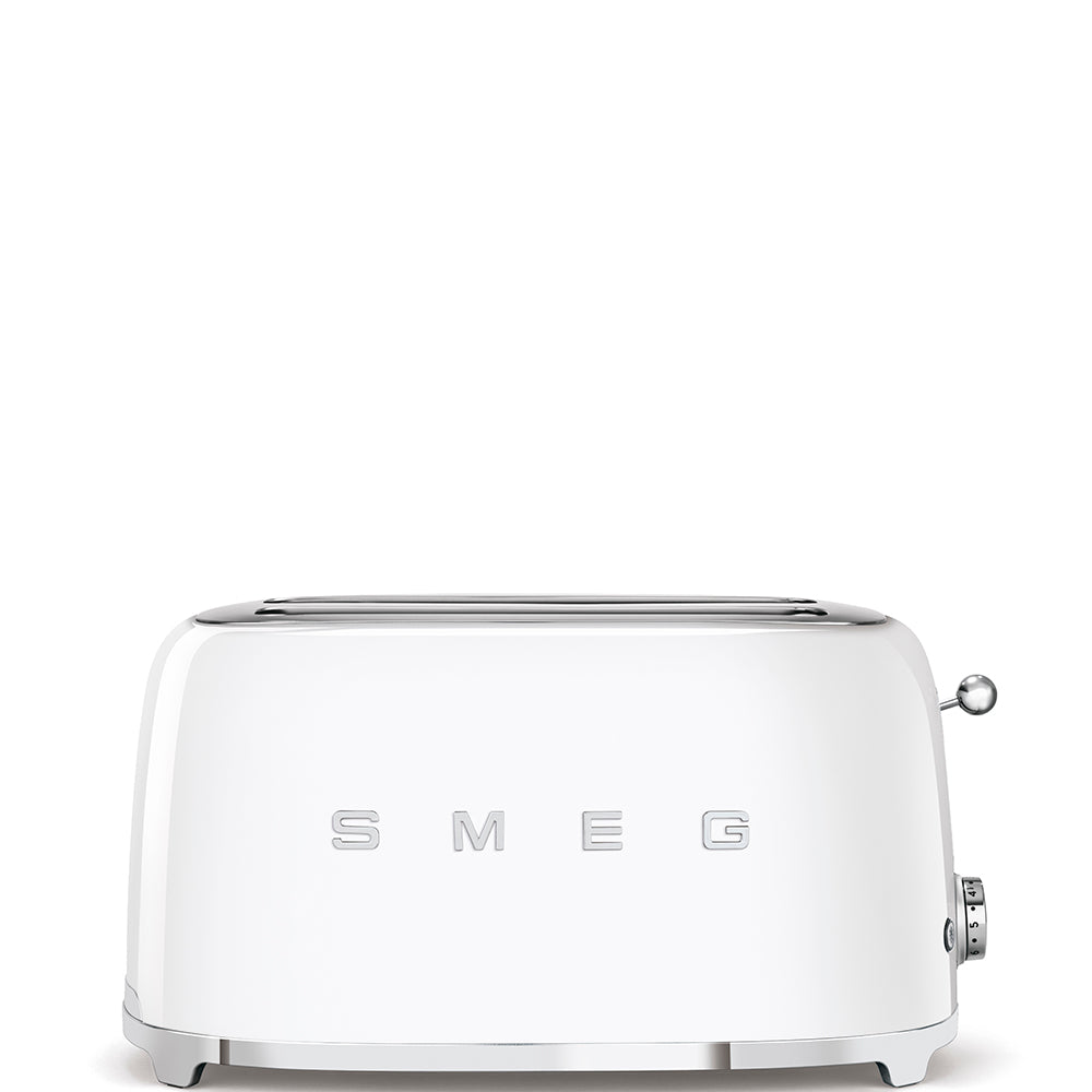 50's Style Long 4 Slot Toaster - White (TSF02WHAU) - Image 6