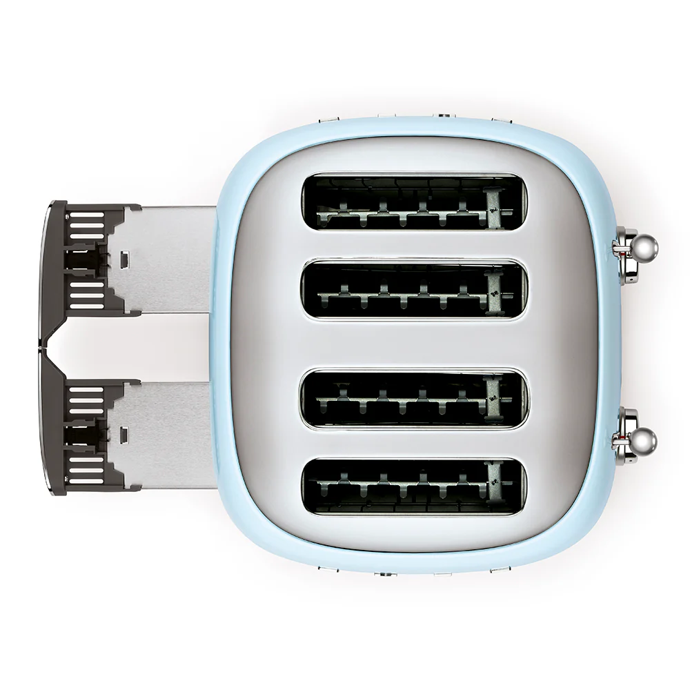 50's Style 4 Slot Toaster - Pastel Blue (TSF03PBAU) - Image 4