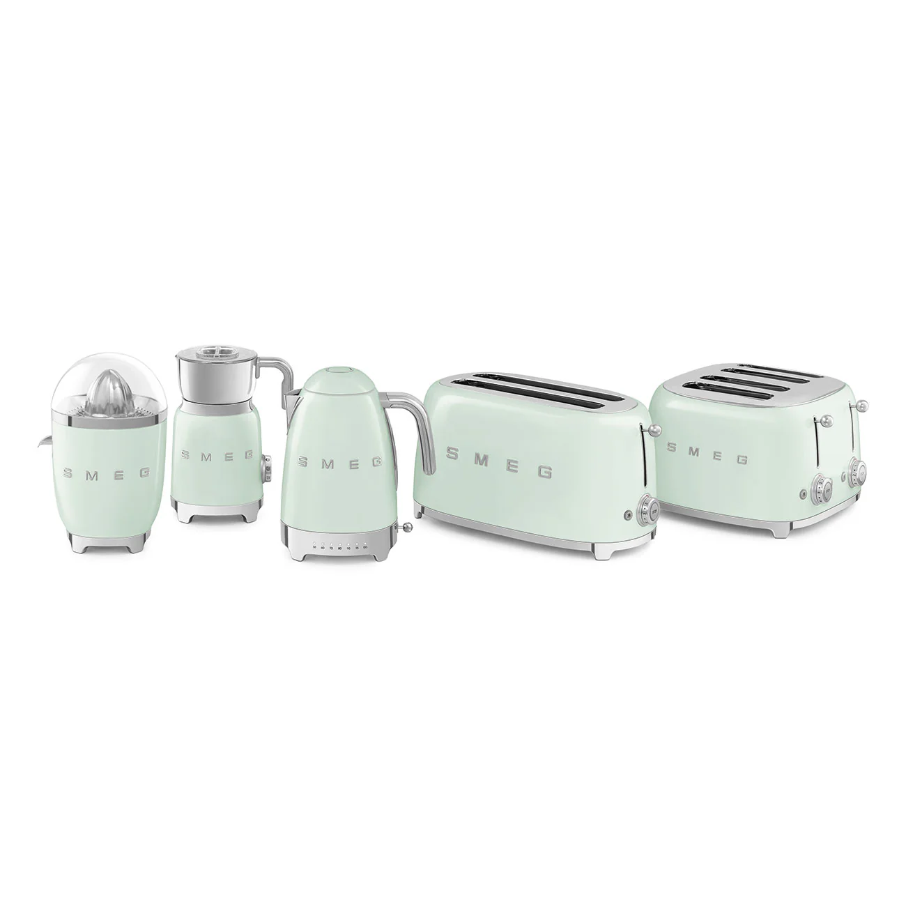 50's Style 4 Slot Toaster - Pastel Green (TSF03PGAU) - Image 3