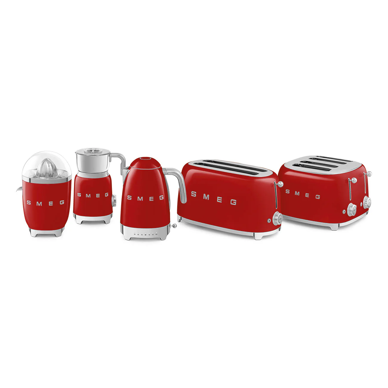 50's Style 4 Slot Toaster - Red (TSF03RDAU) - Image 3