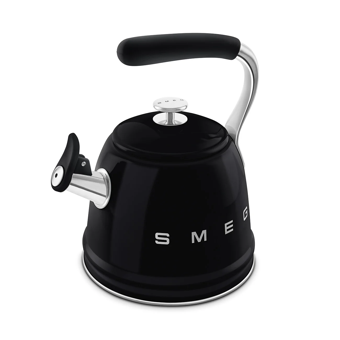 50's Style Whistling Kettle - Black (WKF01BL) - Image 2