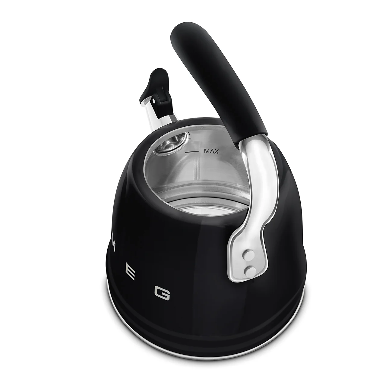 50's Style Whistling Kettle - Black (WKF01BL) - Image 3