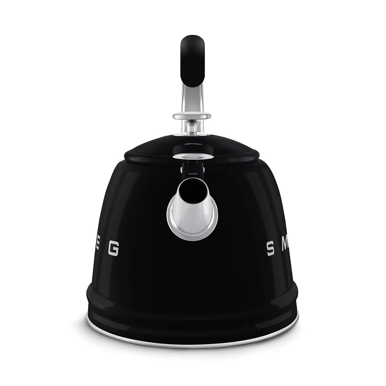50's Style Whistling Kettle - Black (WKF01BL) - Image 4