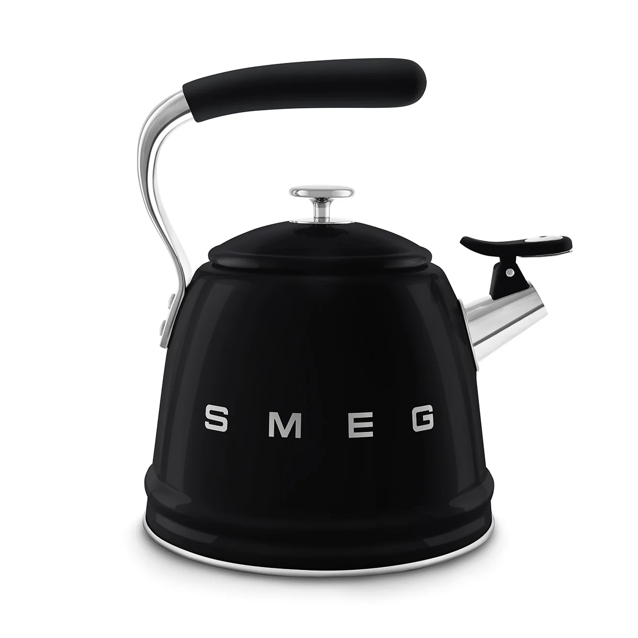 50's Style Whistling Kettle - Black (WKF01BL) - Image 6
