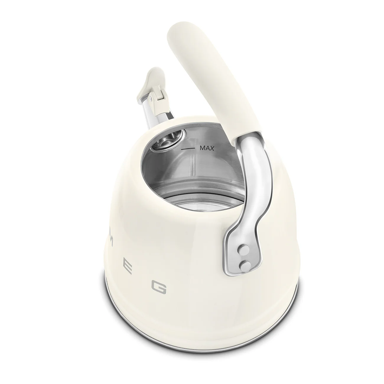 50's Style Whistling Kettle - Cream (WKF01CR) - Image 3