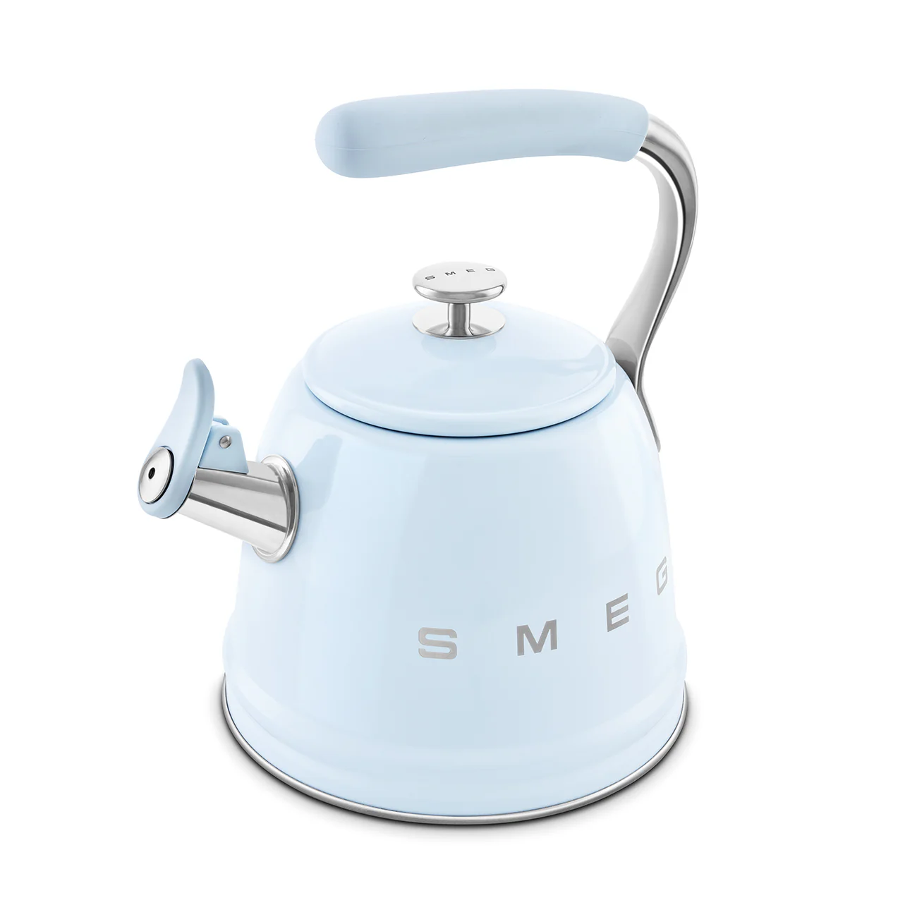 50's Style Whistling Kettle - Pastel Blue (WKF01PB) - Image 2