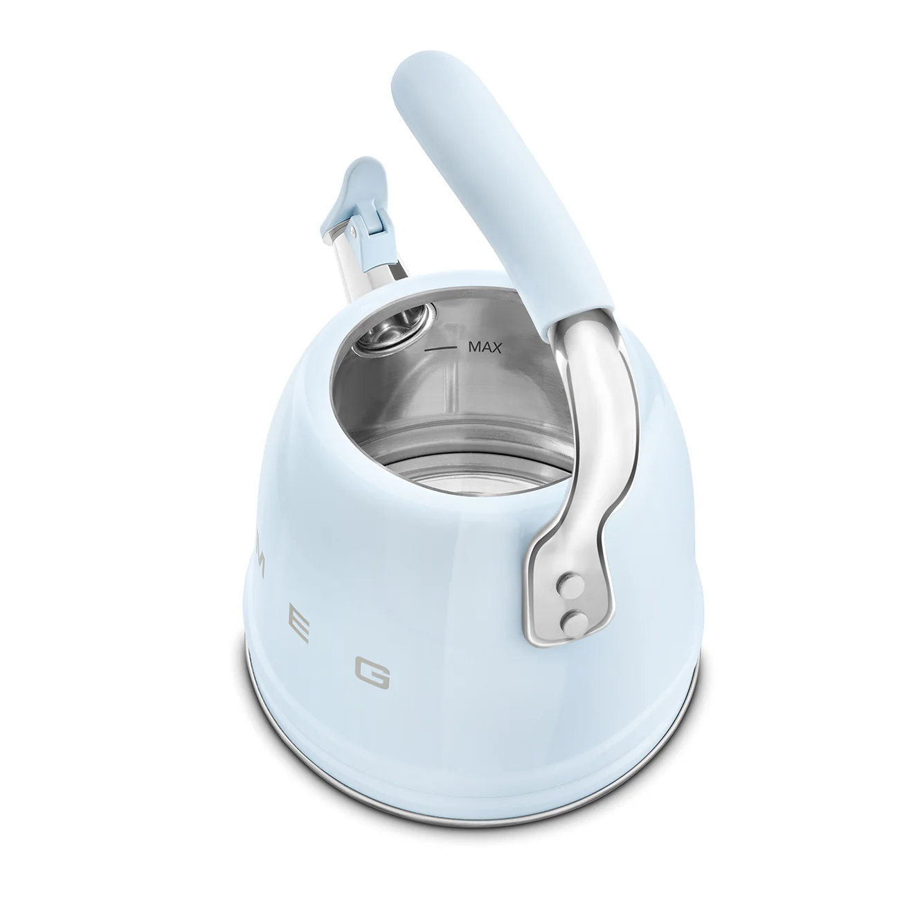 50's Style Whistling Kettle - Pastel Blue (WKF01PB) - Image 3