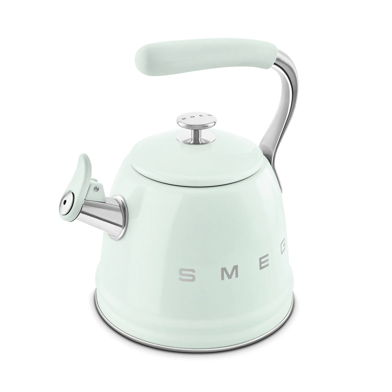50's Style Whistling Kettle - Pastel Green (WKF01PG) - Image 2