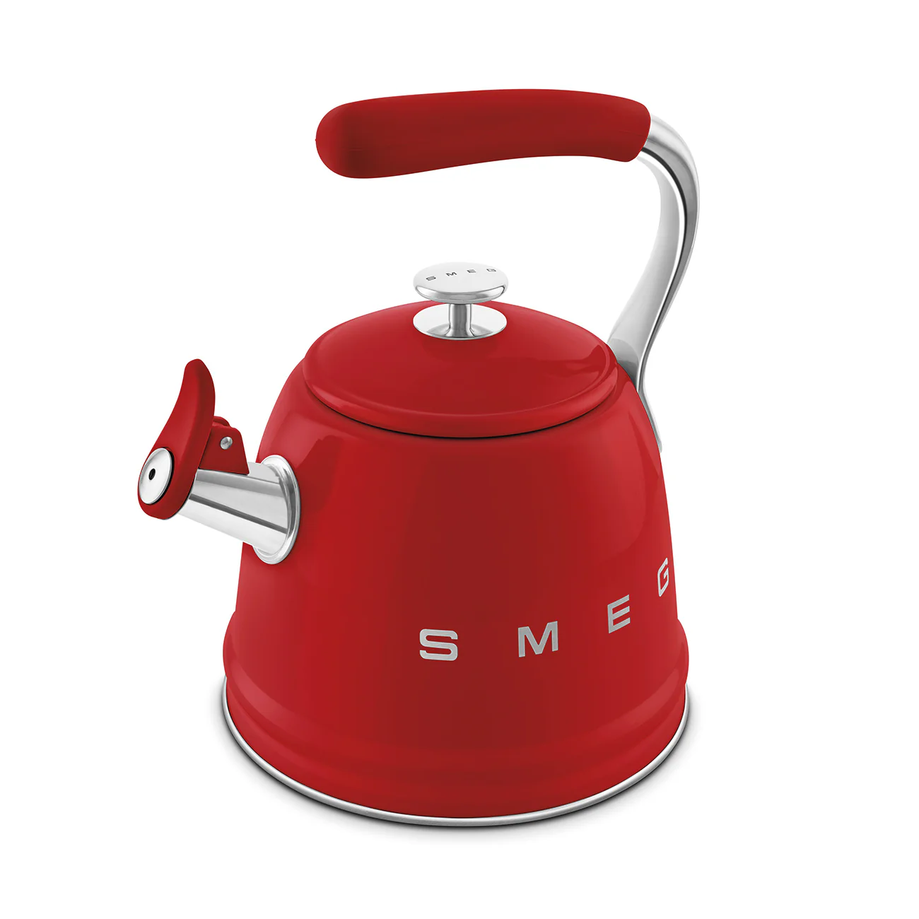 50's Style Whistling Kettle - Red (WKF01RD) - Image 2