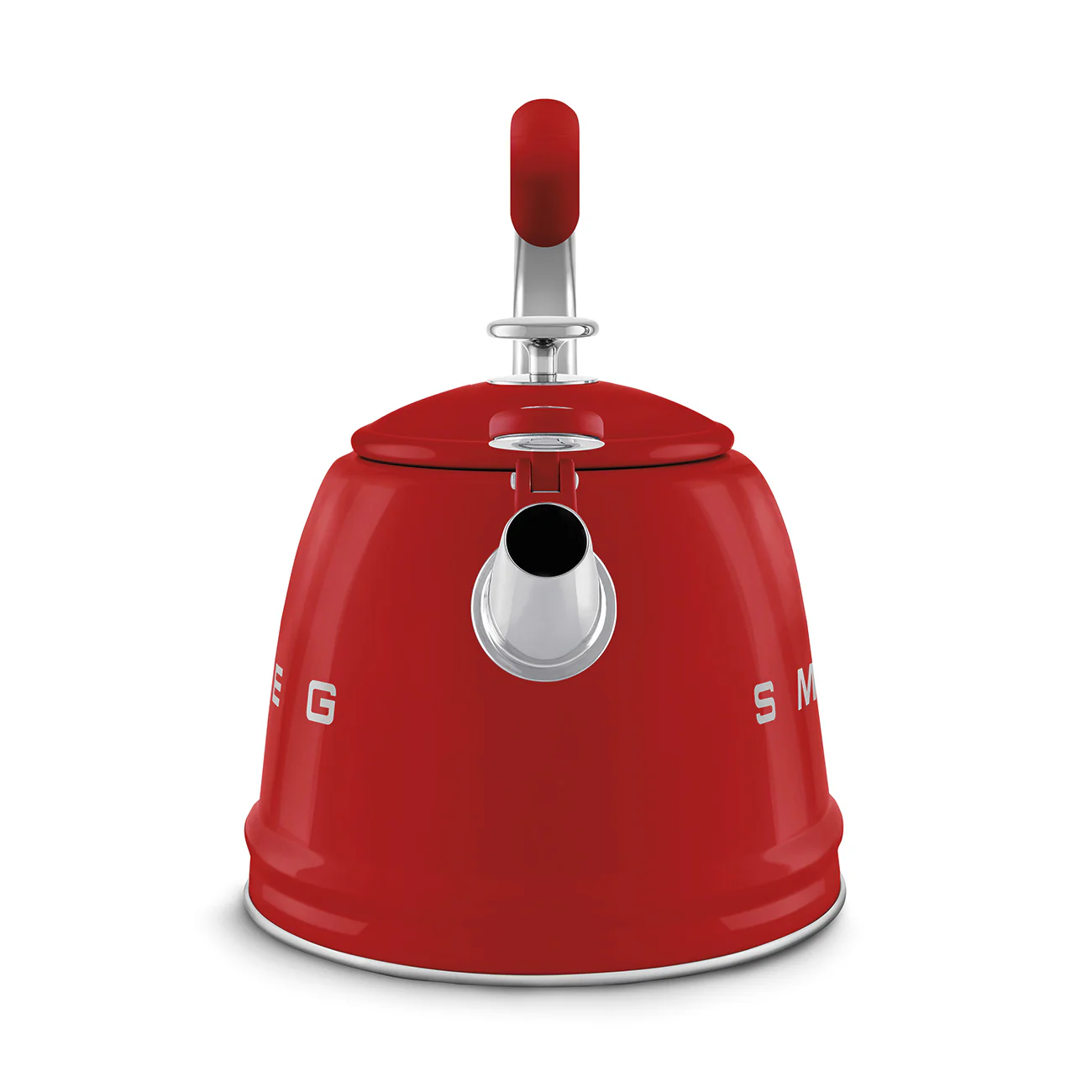 50's Style Whistling Kettle - Red (WKF01RD) - Image 4