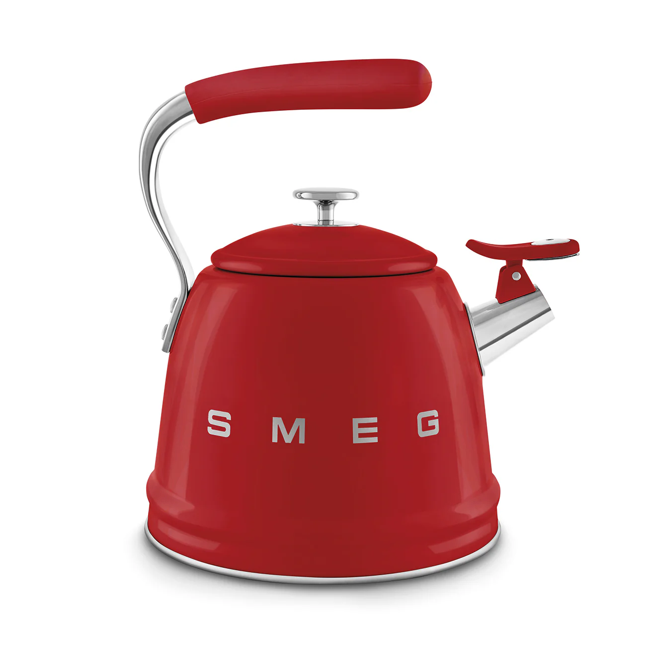 50's Style Whistling Kettle - Red (WKF01RD) - Image 6