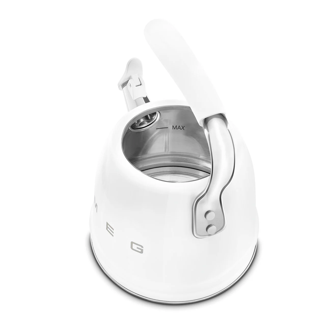 50's Style Whistling Kettle - White (WKF01WH) - Image 3